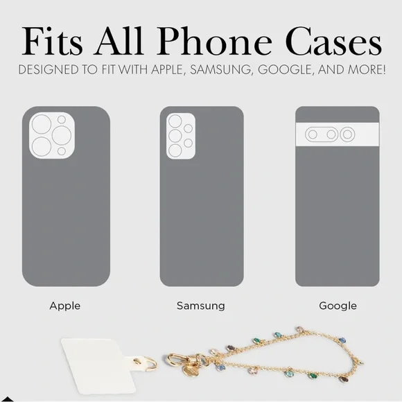 kate spade Phone Charm Bracelet in High Shine. Fits All Phones. - Picture 10 of 10